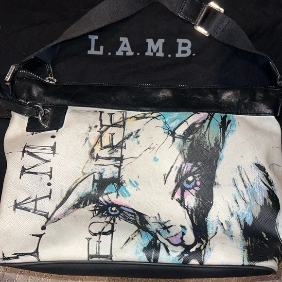 L.A.M.B. Gwen Stefani lamb for life satchel handbag great condition - Picture 2 of 9